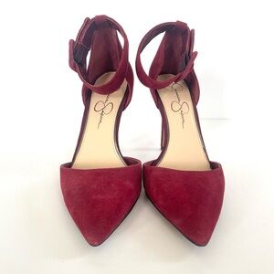 Jessica Simpson ankle strap heels. Size 8.